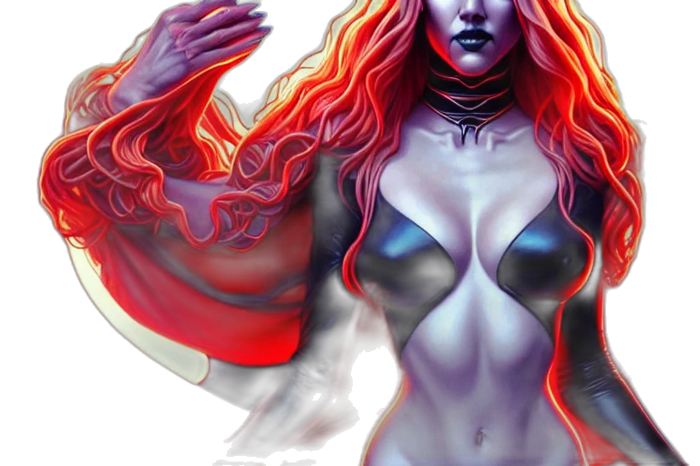fantasy art, comic book art, concept art, 3d render transparent PNG cut-out