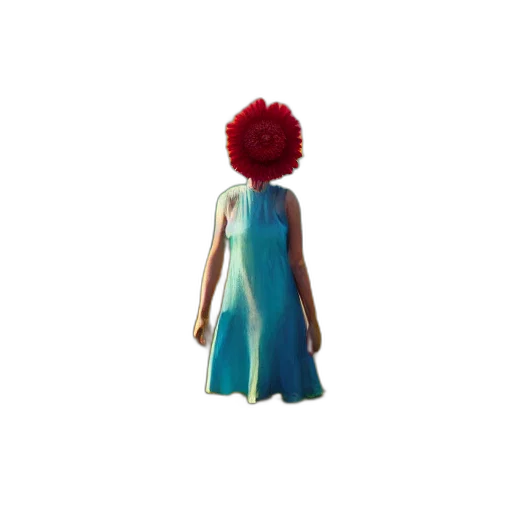 dress, hair, creature, crown transparent PNG cut-out