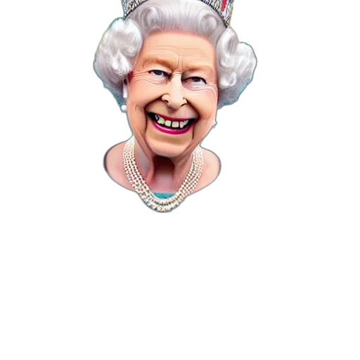 crown, hat, face, jewelry, photorealistic, 3d render, cartoon, queen transparent PNG cut-out