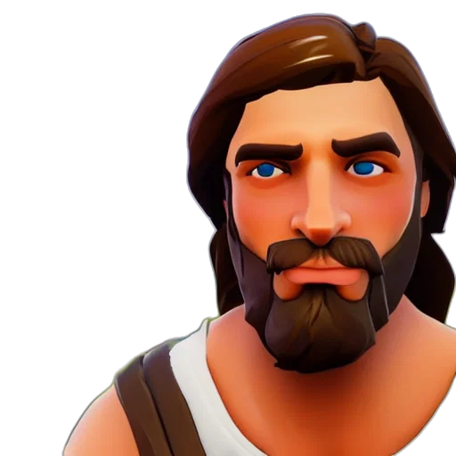 face, weapon, 3d render, concept art transparent PNG cut-out