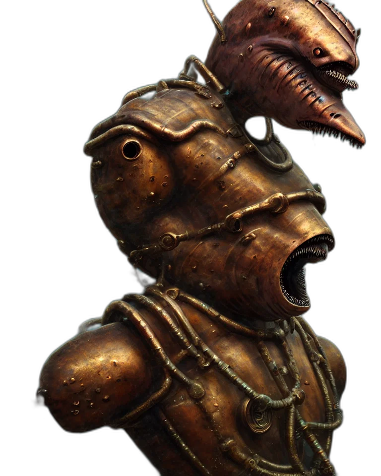 dragon, mask, creature, face, 3d render, concept art, photorealistic, fantasy art transparent PNG cut-out