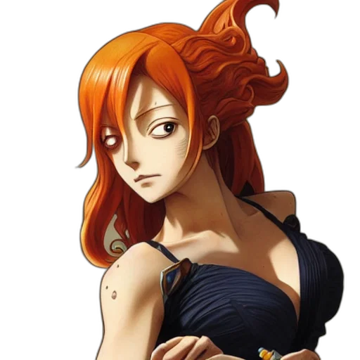 dress, jewelry, staff, face transparent PNG cut-out