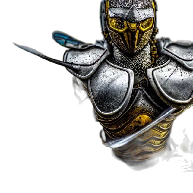 sword, mask, weapon, robot transparent PNG cut-out