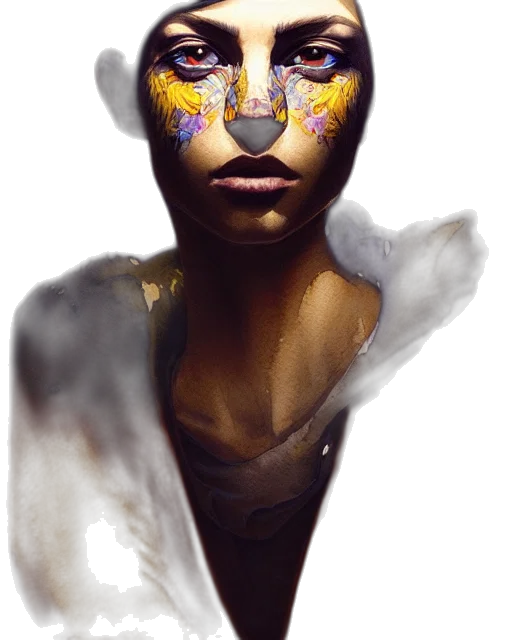 mask, face, robot, crown transparent PNG cut-out