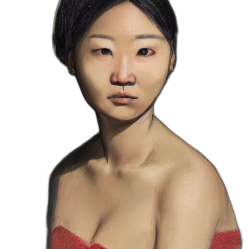 face, mask, dress, jewelry transparent PNG cut-out