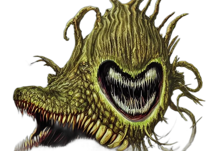 creature, dragon, mask, animal, concept art, 3d render, fantasy art, photorealistic transparent PNG cut-out
