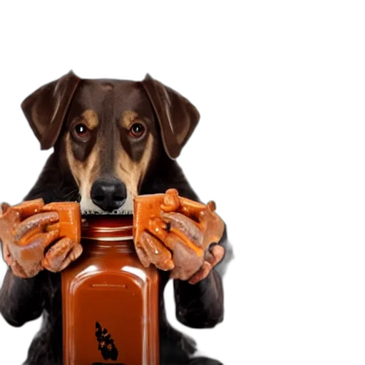 bottle, animal, cultist, dog transparent PNG cut-out