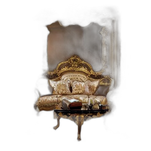 furniture, crown, staff, jewelry transparent PNG cut-out