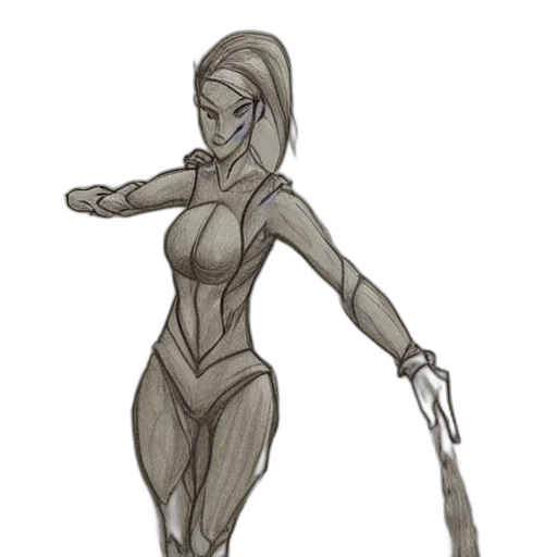 staff, robot, concept art, fantasy art transparent PNG cut-out