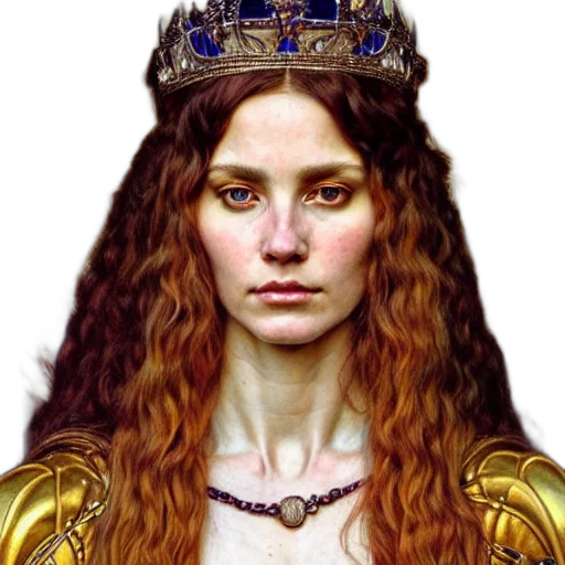 crown, jewelry, face, fantasy art transparent PNG cut-out