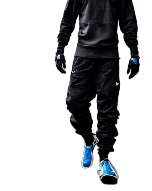 jacket, staff, cyberpunk, concept art transparent PNG cut-out