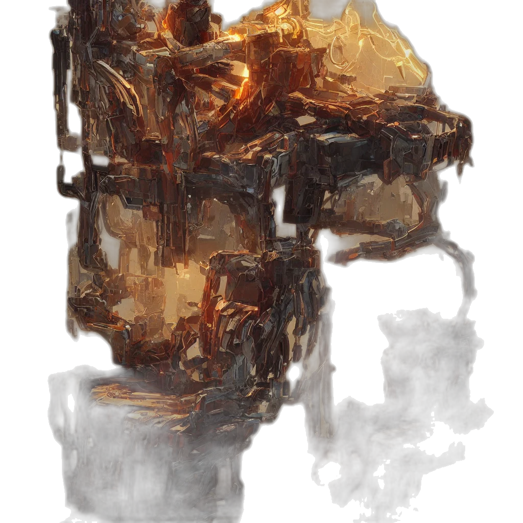crown, robot, dragon, weapon transparent PNG cut-out