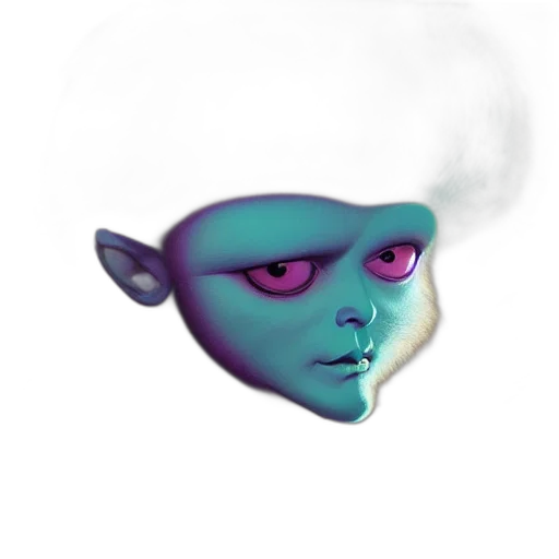 mask, face, staff, creature transparent PNG cut-out