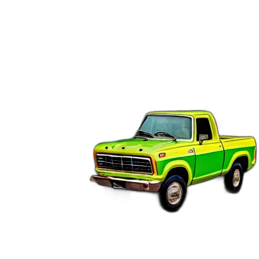 car, animal, weapon, 3d render, photorealistic, pixel art, concept art, green transparent PNG cut-out