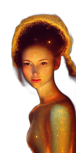 crown, jewelry, face, robot, photorealistic, fantasy art, oil painting, 3d render transparent PNG cut-out