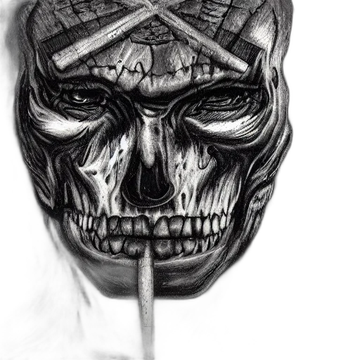 mask, face, comic book art, pencil sketch, photorealistic, concept art, detailed, dark transparent PNG cut-out