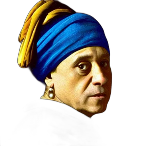face, hat, staff, crown transparent PNG cut-out