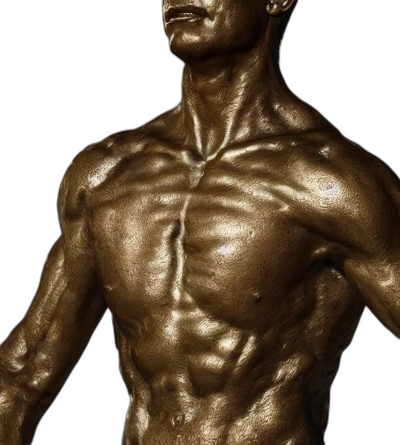 animal, face, 3d render, photorealistic, concept art, photo, bronze, statue transparent PNG cut-out