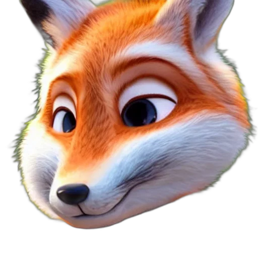 face, animal, mask, creature, 3d render, concept art, photorealistic, cartoon transparent PNG cut-out