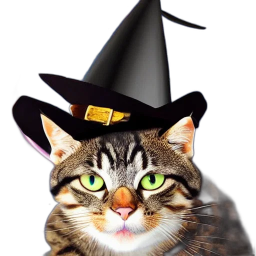 hat, staff, animal, photorealistic, beautiful, artistic, work, art transparent PNG cut-out