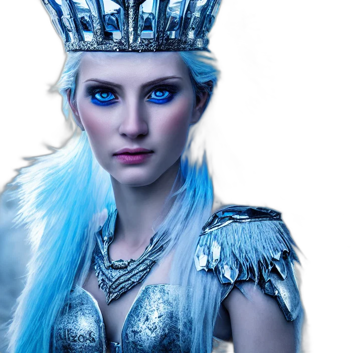 crown, fantasy art, concept art, photorealistic, 3d render, blue, photo, very transparent PNG cut-out