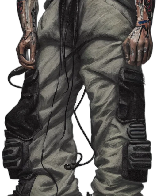 jacket, staff, weapon, concept art transparent PNG cut-out