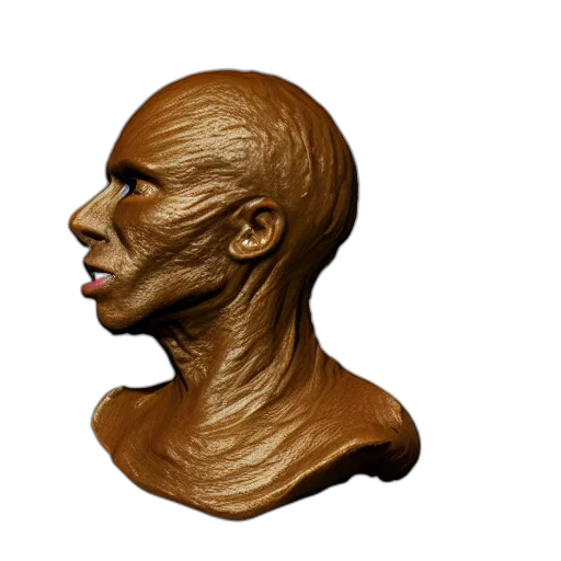 face, mask, creature, hair transparent PNG cut-out