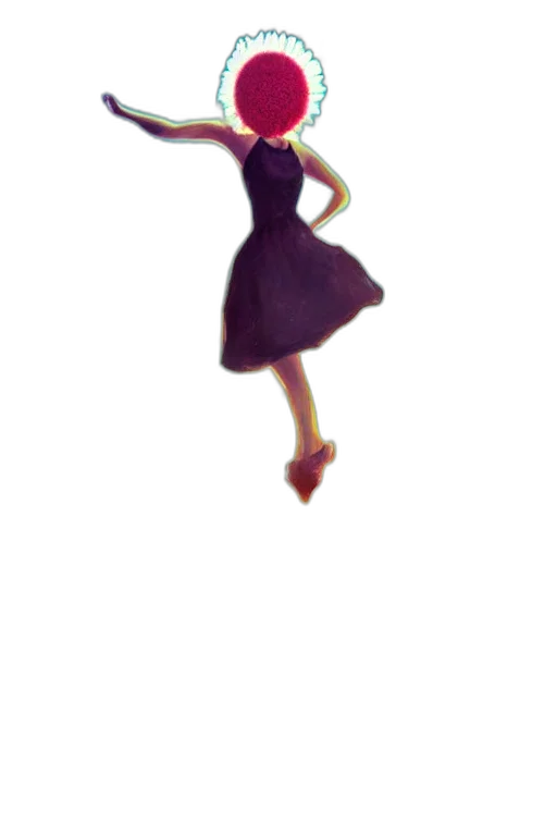 dress, staff, robot, creature transparent PNG cut-out