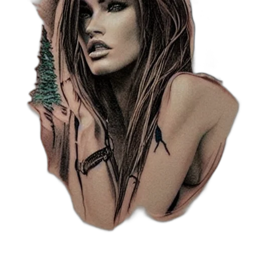 jewelry, hair, creature, fantasy art transparent PNG cut-out