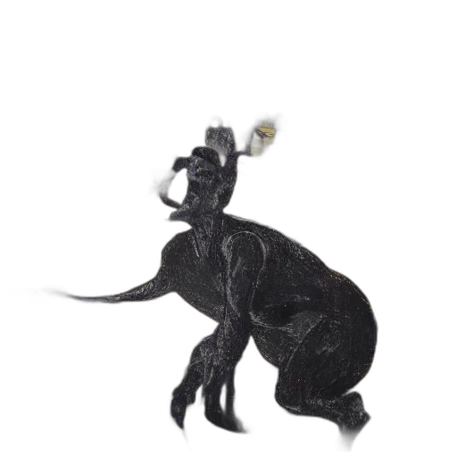 animal, dragon, staff, creature, concept art, 3d render, cartoon, fantasy art transparent PNG cut-out