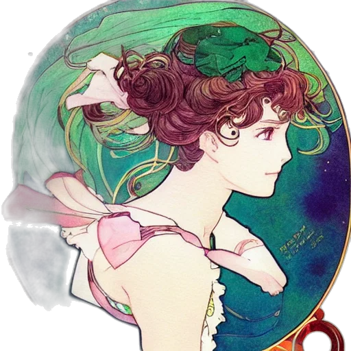 dress, crown, jewelry, staff transparent PNG cut-out
