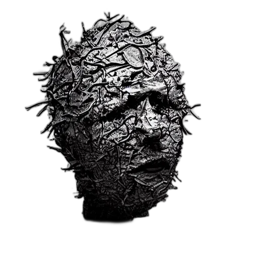 mask, face, creature, crown transparent PNG cut-out