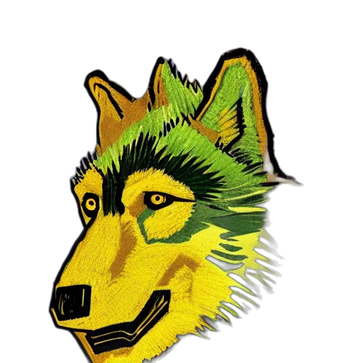 staff, animal, mask, watercolor transparent PNG cut-out