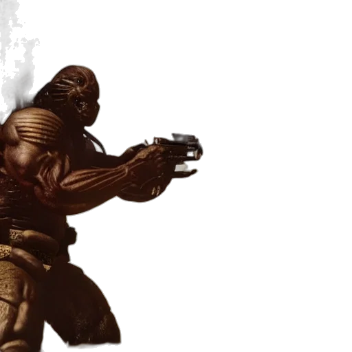 weapon, concept art, comic book art, photorealistic transparent PNG cut-out