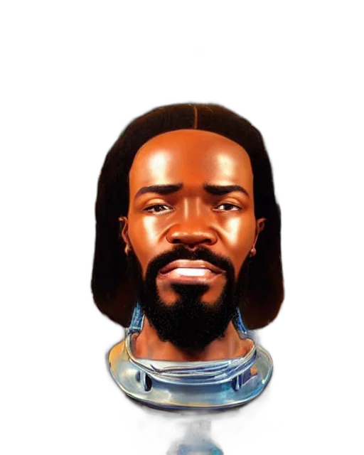 face, robot, crown, hair transparent PNG cut-out