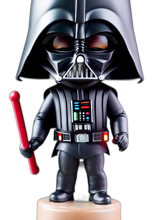 staff, concept art, 3d render, comic book art, photorealistic, darth, vader, nendoroid transparent PNG cut-out