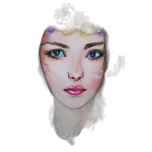 face, mask, crown, robot, photorealistic, watercolor, fantasy art, concept art transparent PNG cut-out
