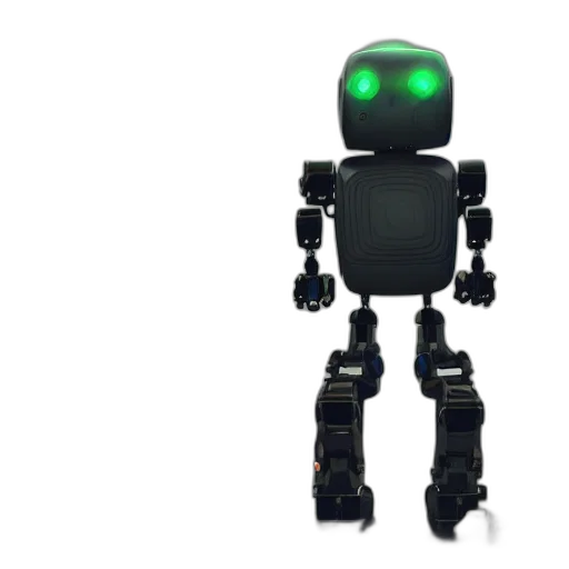 robot, 3d render, concept art, broken transparent PNG cut-out