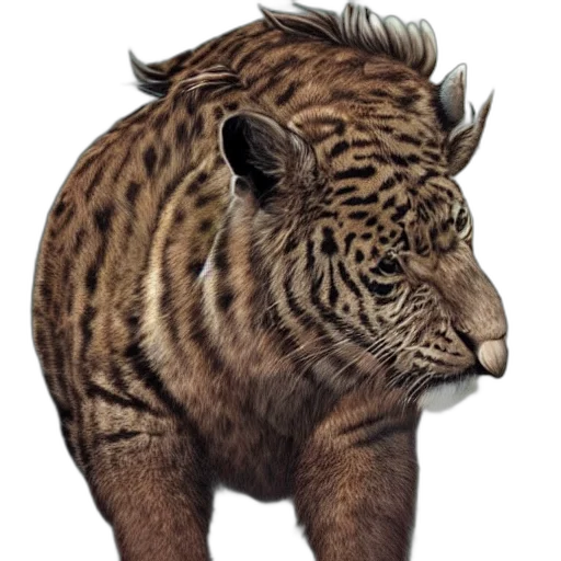 animal, creature, dragon, staff transparent PNG cut-out