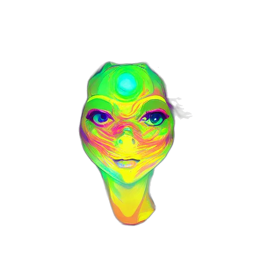 mask, face, creature, robot transparent PNG cut-out