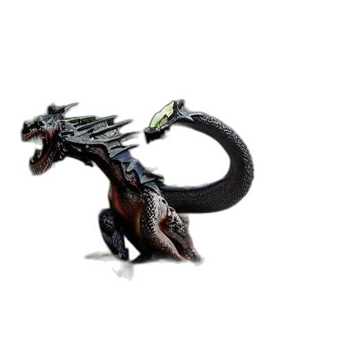 dragon, animal, creature, weapon, concept art, 3d render, fantasy art, photorealistic transparent PNG cut-out