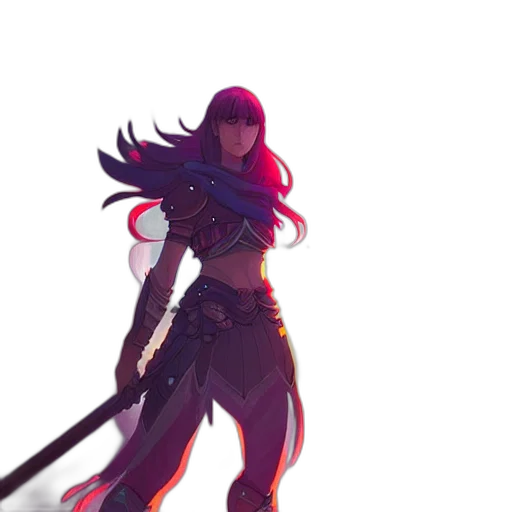 sword, weapon, staff, concept art, fantasy art, pixel art, comic book art, fire transparent PNG cut-out