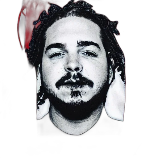 face, mask, hair, staff transparent PNG cut-out