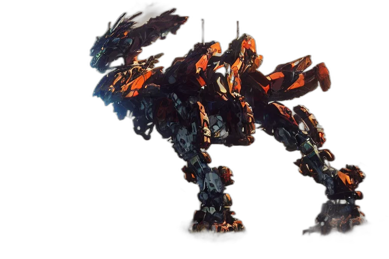 robot, dragon, weapon, animal transparent PNG cut-out