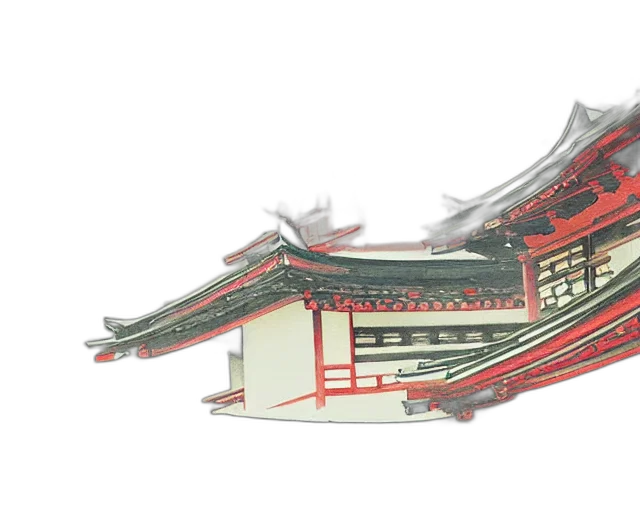 building, dragon, weapon, crown, 3d render, concept art, photorealistic, watercolor transparent PNG cut-out