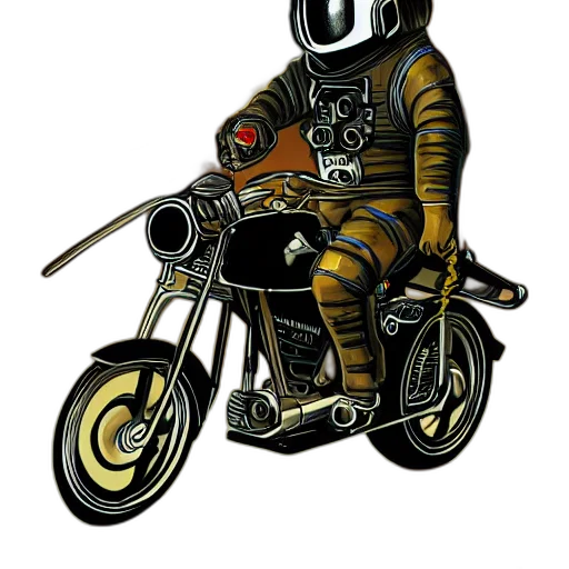 robot, jacket, comic book art, concept art transparent PNG cut-out