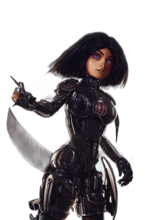 robot, weapon, staff, concept art transparent PNG cut-out