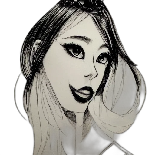 face, mask, hair, crown transparent PNG cut-out