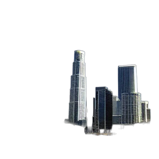 building, 3d render, concept art, photorealistic transparent PNG cut-out