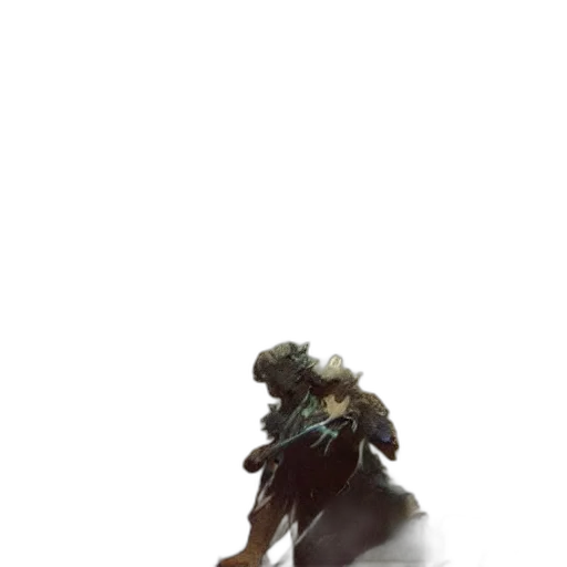 staff, sword, dress, creature, concept art, 3d render, photorealistic, fantasy art transparent PNG cut-out